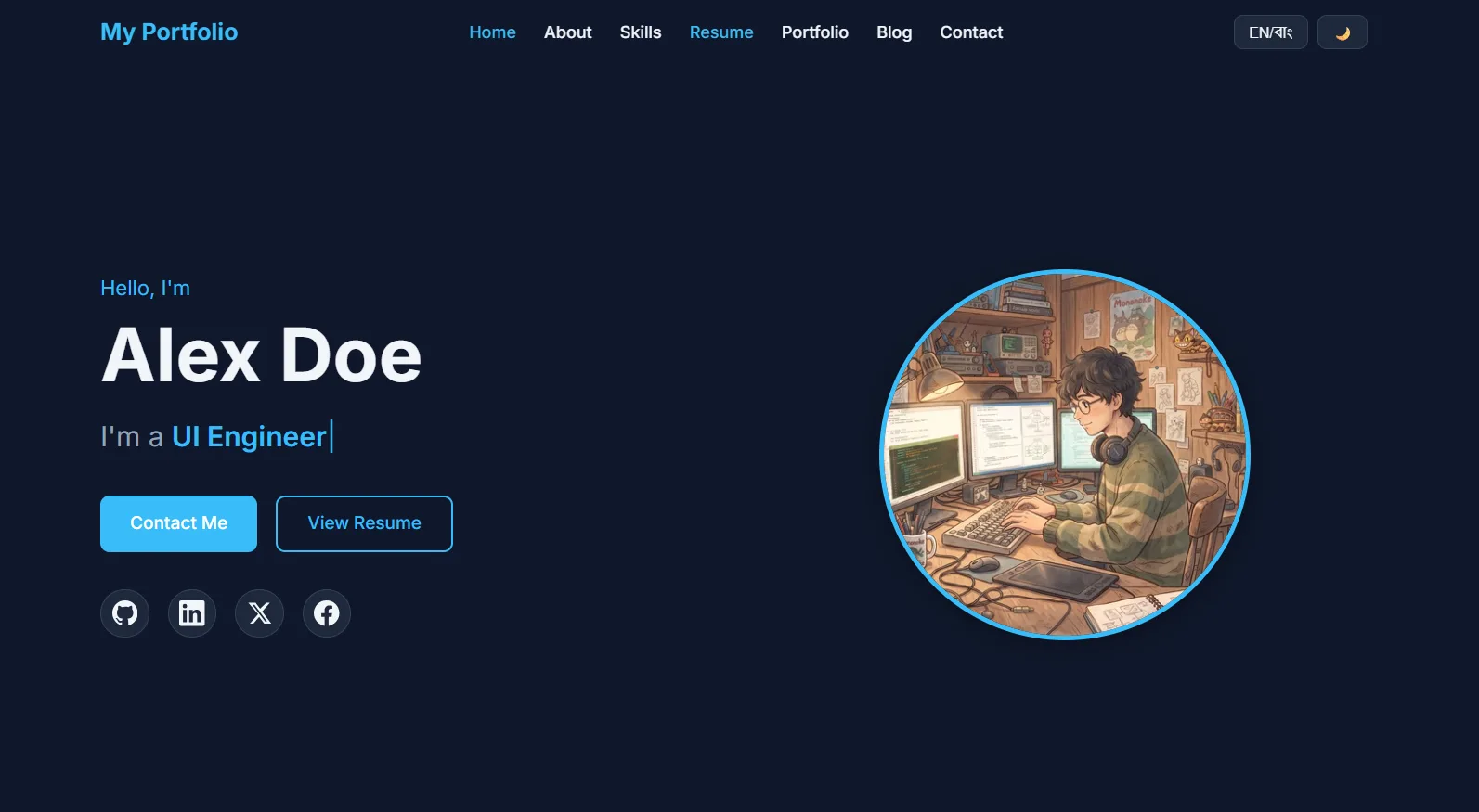 Portfolio Website Template
